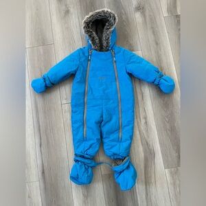OshKosh B'gosh Blue Snowsuit with Fur Trim